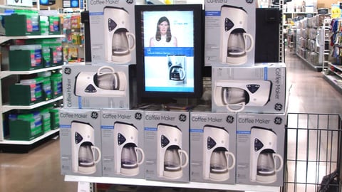 Wal-Mart TV Endcap Screen