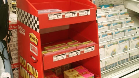 Office Depot/3M NASCAR Floorstand