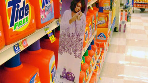 Tide Simple Pleasures Shelf Sign 