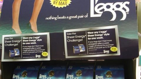 L'eggs Sheer Energy Floorstand