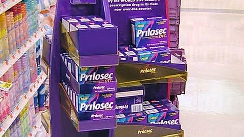 Prilosec Floorstand