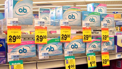 Rite Aid o.b. Shelf Set