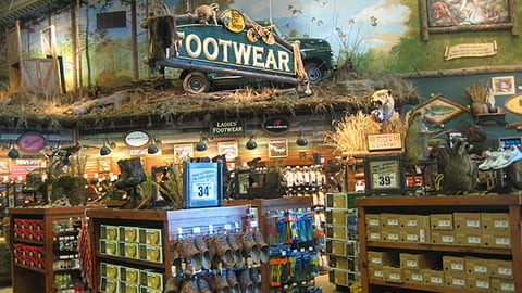 Bass Pro Footwear Department