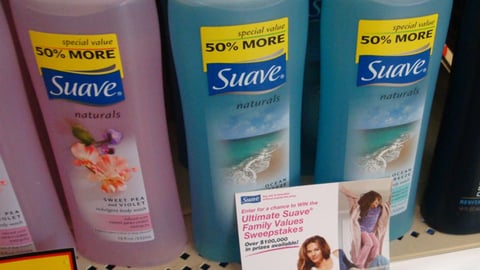 Dollar General 'Ultimate Suave' Sweeps Shelf Tag