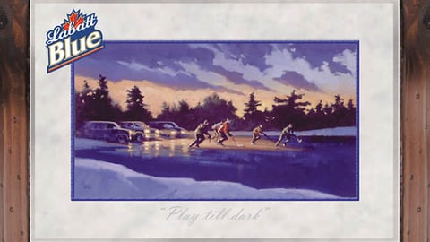 Labatt Blue Sign