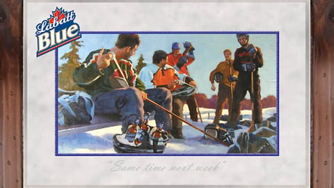 Labatt Blue Sign