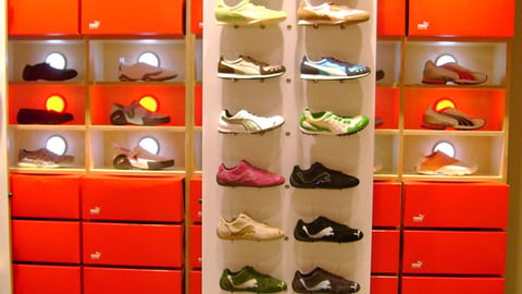 Puma Footwear Wall Unit