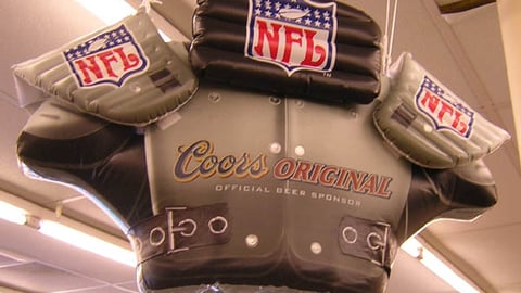 Coors NFL Inflatable