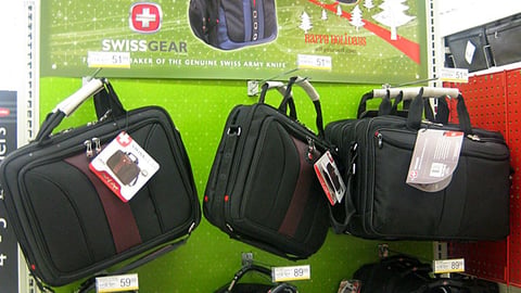 OfficeMax Swiss Gear Holiday Endcap