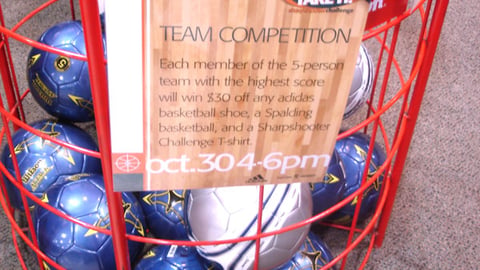 Dick's 'Make It Take It Challenge' Sign