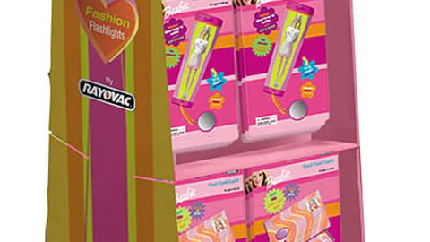 Rayovac Barbie Flashlight Floorstand