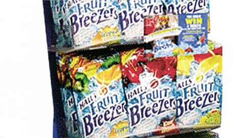 Fruit Breezers Screaming Fan Floorstand