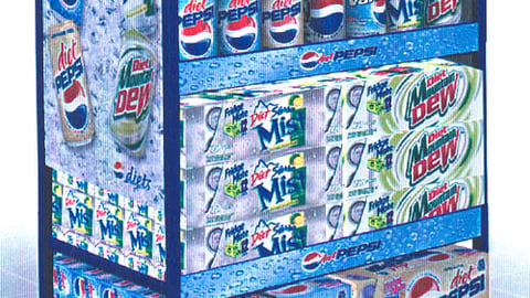Pepsi Diet Spot Floorstand