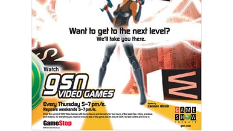 GSN Games/GameStop Counter Card