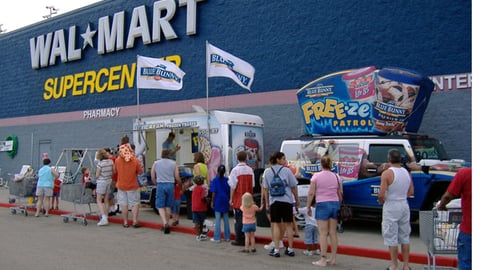 Blue Bunny 'Free-ze Patrol" Event