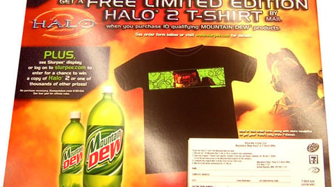 7-Eleven/Mountain Dew 'Halo 2' Shelf Sign