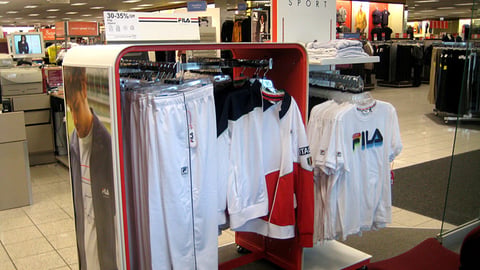 Kohl's Fila Sport Display
