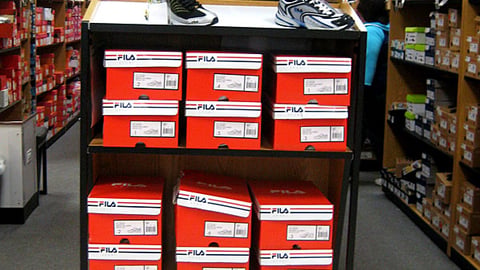Kohl's Fila Sport Footwear Endcap