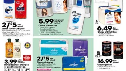 Walgreens/P&G brandSaver Feature