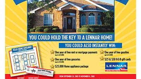 H-E-B 'Texas Home Giveaway' Feature