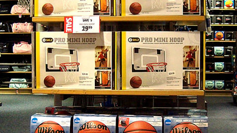 Dick's 'Family Favorites' Basketball Endcap