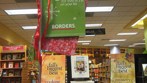 Borders Holiday Banner
