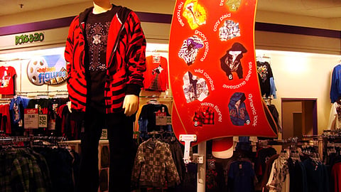 JCPenney Boys' Wish List Table Display