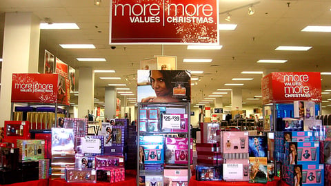 Sears 'More Values. More Christmas' Beauty Display