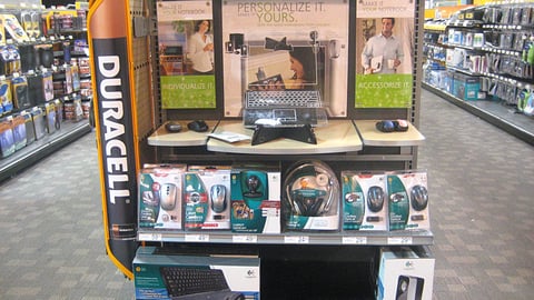 Logitech OfficeMax Holiday Endcap