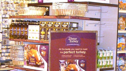 Safeway 'Thanksgiving Dinner' Cookware Endcap
