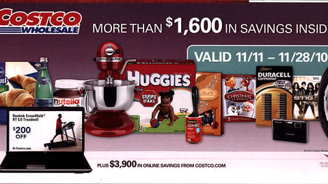 Costco November 2010 Mailer Cover