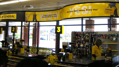 Dollar General Endcap Aisle Marker