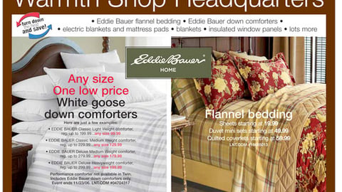 Linens 'n Things Eddie Bauer Feature