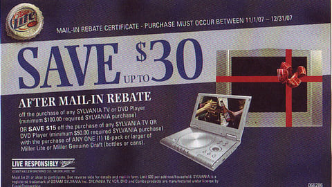 Miller Holiday Rebate Form