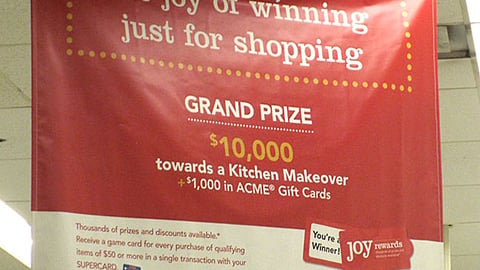 Acme 'Joy Rewards' Ceiling Banner