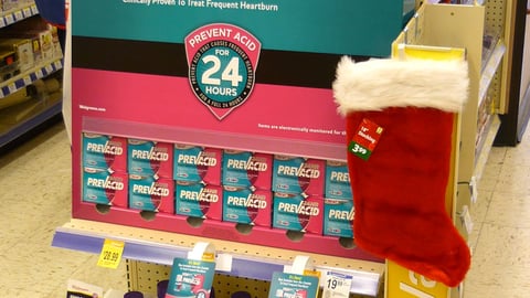 Prevacid Walgreens Endcap Display