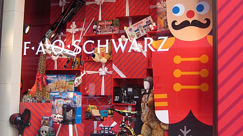 Macy's FAO Holiday Window Display 