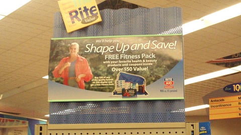 Rite Aid Fitness Offer Endcap