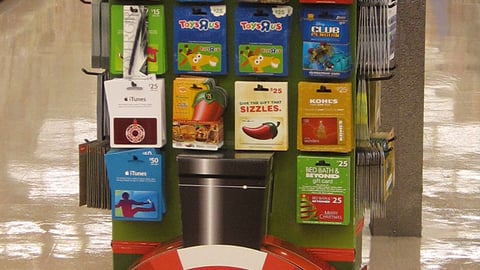 Jewel-Osco Holiday Gift Card Floorstand