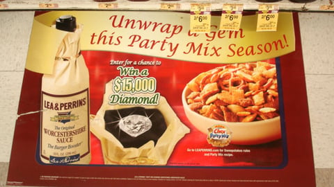 Lea & Perrins/Chex Mix Floor Decal