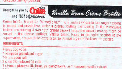 Walgreens/Diet Coke 'Cooking Light' Take One