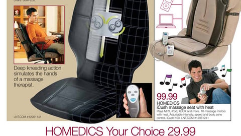 Linens 'n Things Homedics Feature