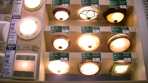 Lowe's Ceiling Light Display