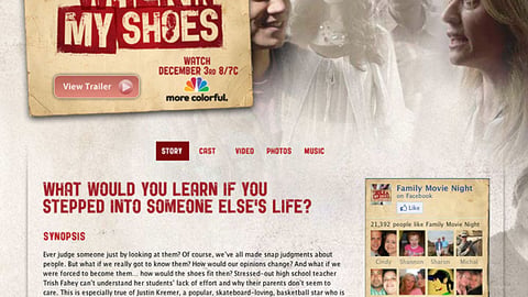 Walmart P&G 'Family Movie Night' Website