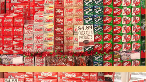 Publix/Coke Holiday Endcap