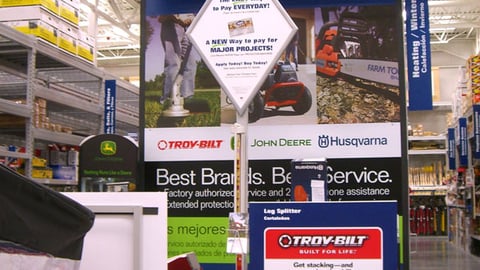 Lowe's Outdoor Equipment Service Station