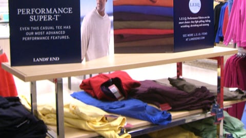 Sears Lands' End Apparel Table