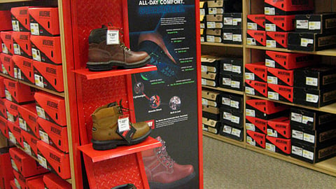 Wolverine Footwear Endcap