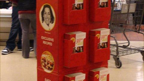 Jewel-Osco Holiday 'Solutions Guide' Floorstand