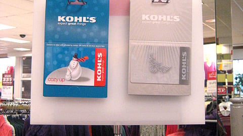 Kohl's Holiday Gift Card Merchandiser